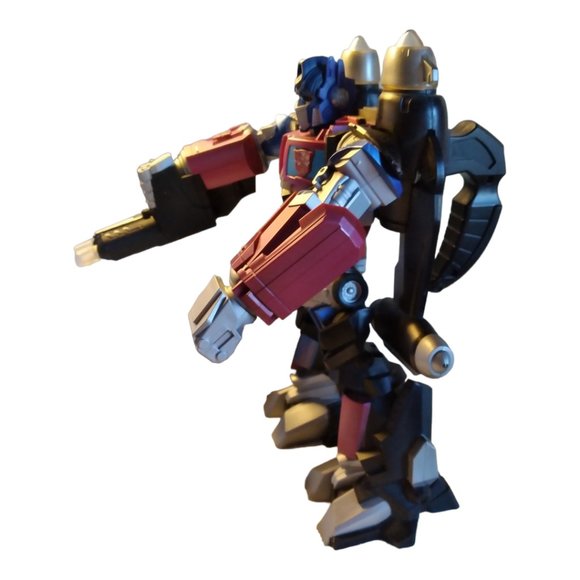 2008 TRANSFORMERS Mega Bots "OPTIMUS PRIME" - Picture 2 of 5